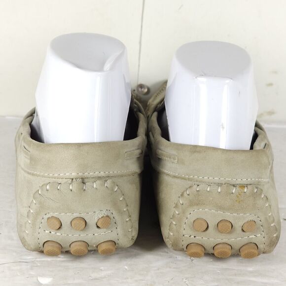 Mercanti Fiorentini Women's US11B Gray Suede Bow Flat Driving Loafer Shoes - Picture 9 of 16